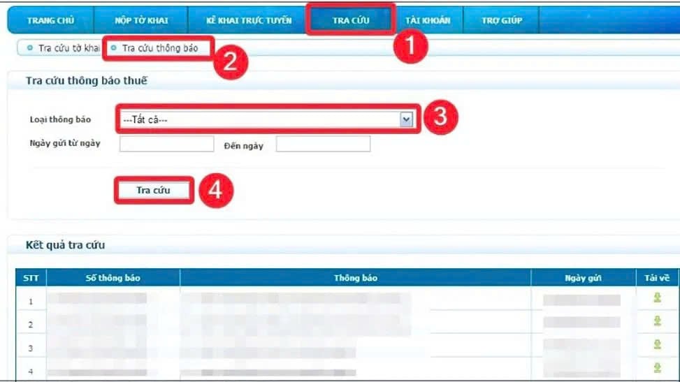 Tra cứu mã số người phụ thuộc trên hệ thống HTKK