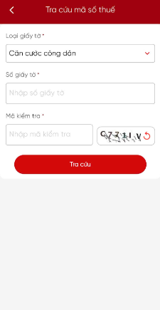 tra cứu mã số thuế