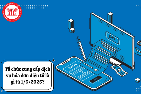Tổ chức cung cấp dịch vụ hóa đơn điện tử là gì từ 1/6/2025?