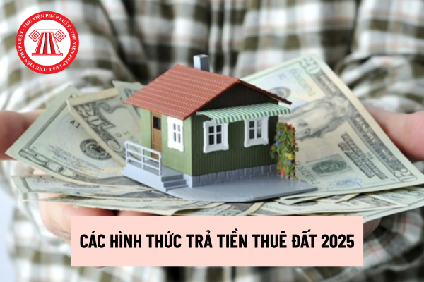Các hình thức trả tiền thuê đất theo quy định mới nhất 2025