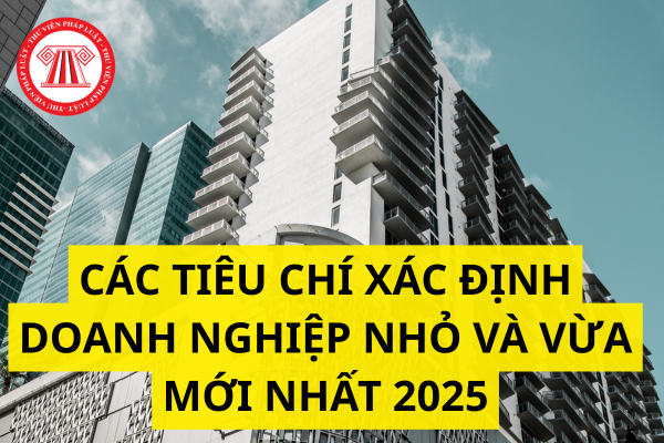 Các tiêu chí xác định doanh nghiệp nhỏ và vừa mới nhất 2025