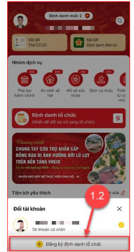 Đăng ký định danh