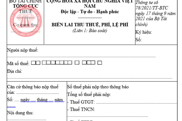 Thông tư 32/2025/TT-BTC hướng dẫn về việc sử dụng chứng từ từ ngày 01/06/2025