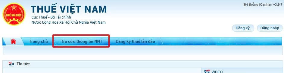 tra cứu cơ quan thuế