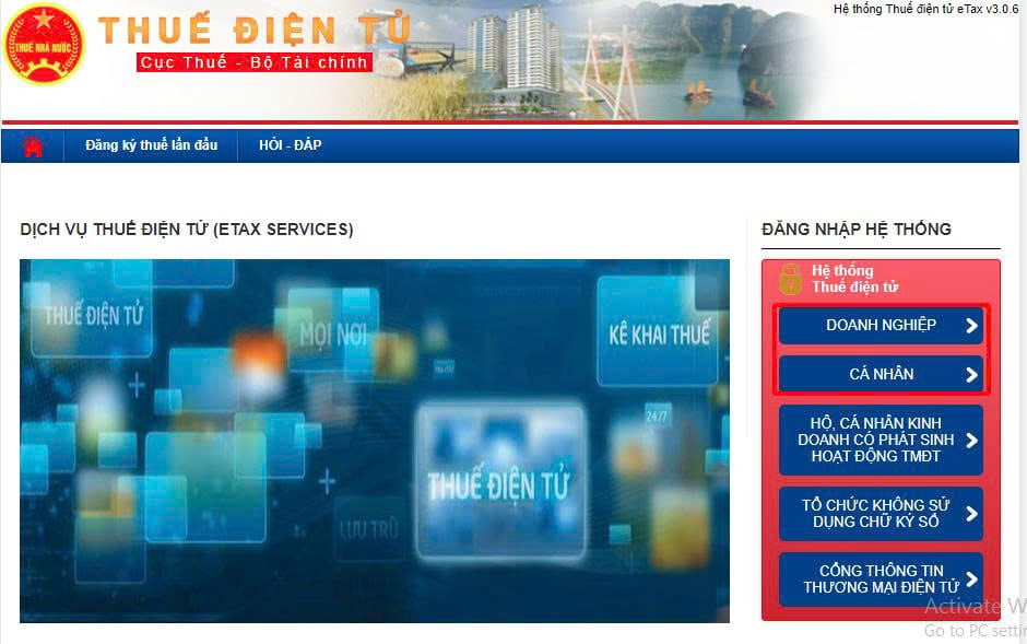 tra cứu cơ quan quản lý thuế