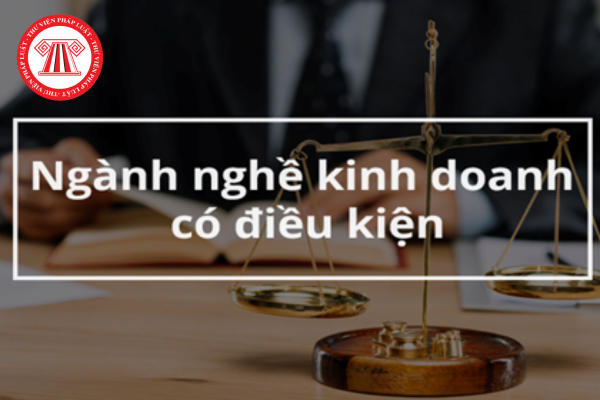 danh mục ngành nghề kinh doanh có điều kiện