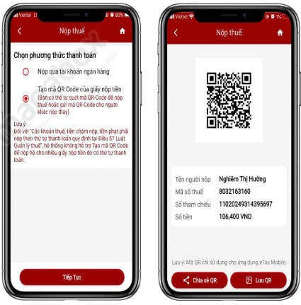 Hướng dẫn hộ kinh doanh nộp thuế trên eTax mobile
