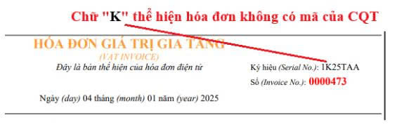 cách nhận biết hóa đơn điện tử không có mã của cơ quan thuế