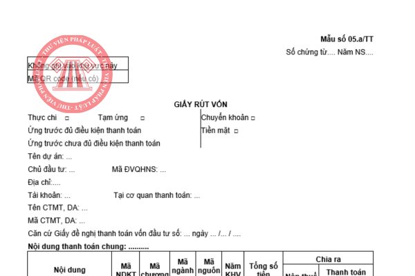 Tải về mẫu giấy rút vốn đầu tư mới nhất năm 2025 và hướng dẫn điền