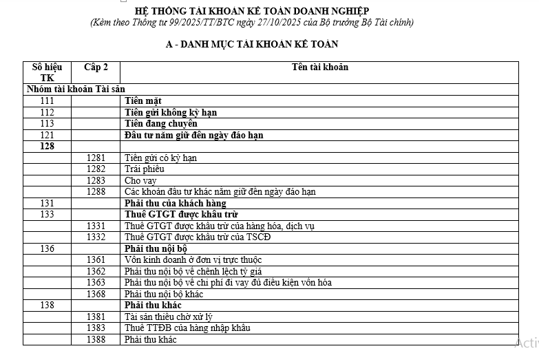 file word hệ thống tài khoản kế toán 2026