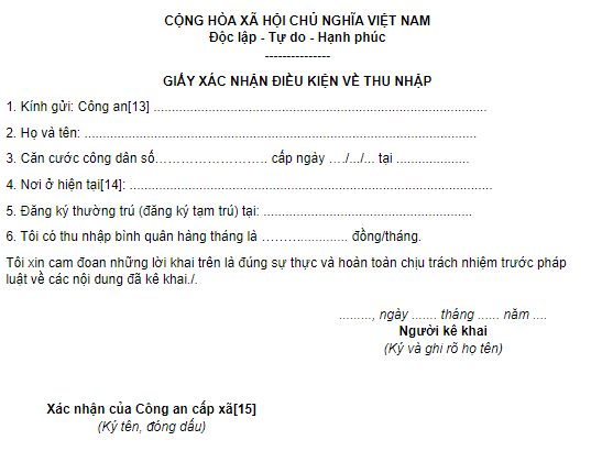 mẫu 05 đơn xác nhận mua nhà ở xã hội 2025