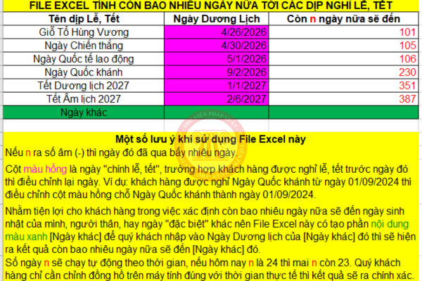 còn bao ngày tới tết