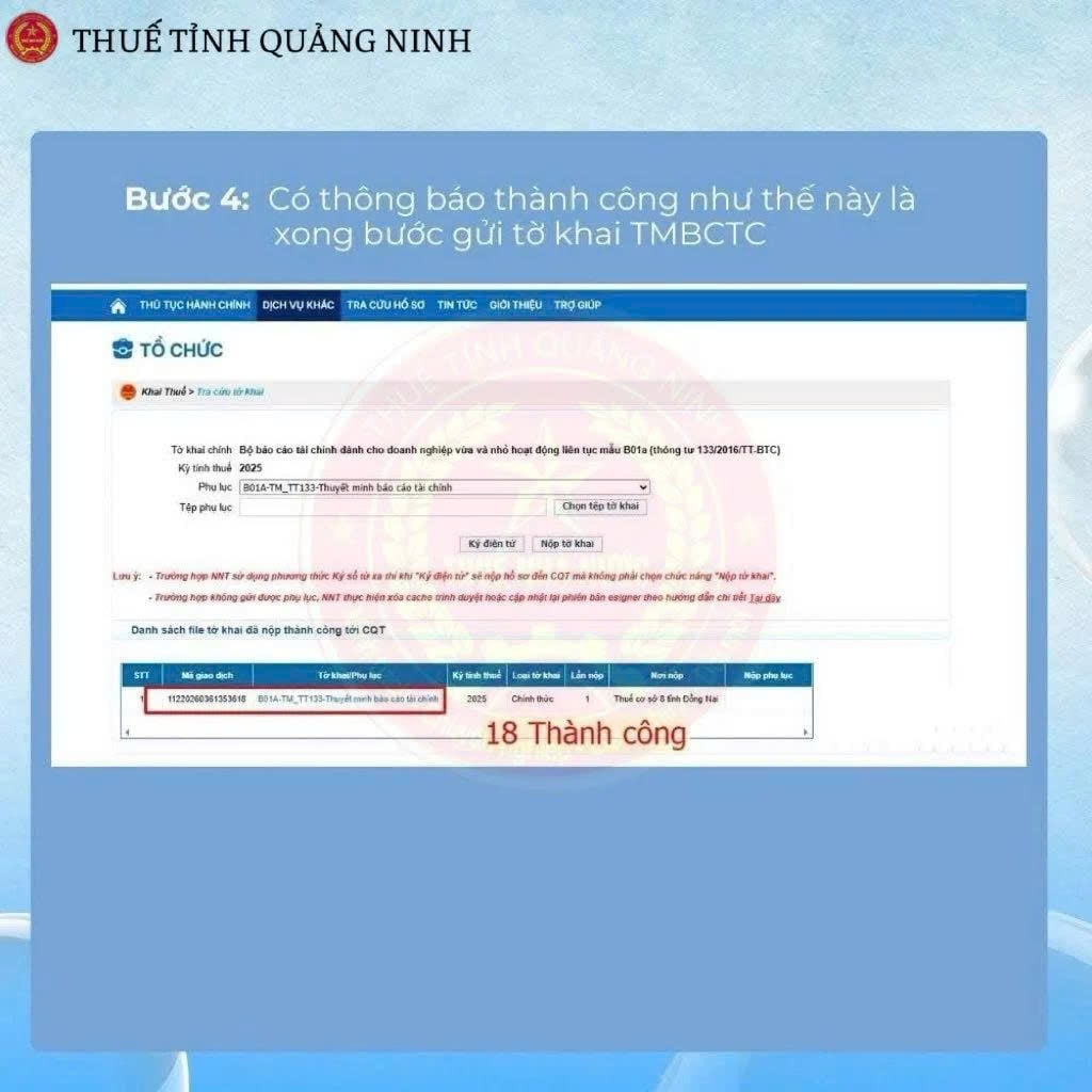 nộp bctc
