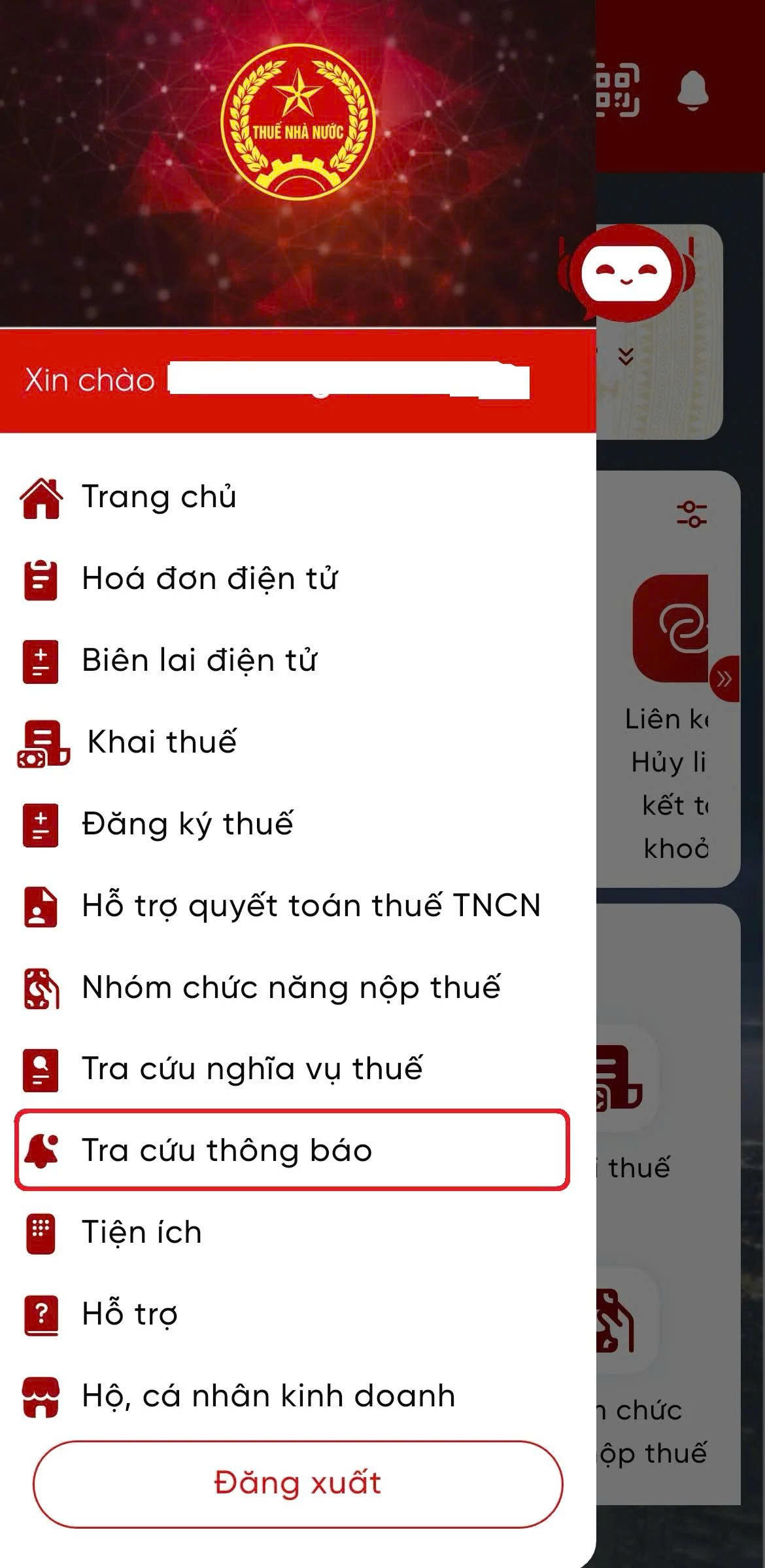 tra cứu nợ thuế