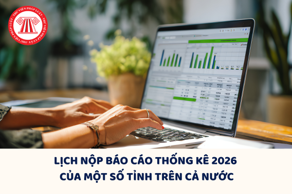 Cập nhật lịch nộp báo cáo thống kê 2026 của một số tỉnh trên cả nước