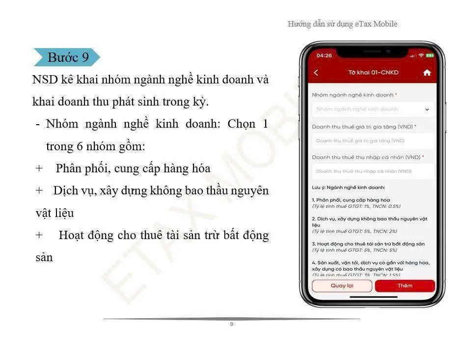 bước 9 