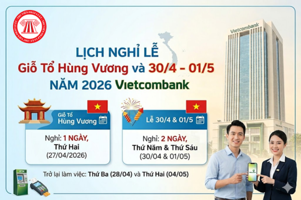 lịch nghỉ 30 4 vietcombank-2026