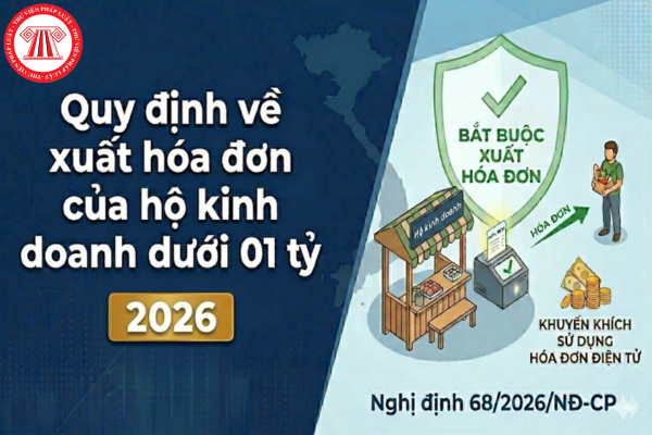 hóa đơn hộ kinh doanh dưới 1 tỷ