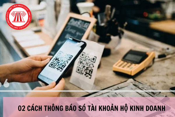 thông báo số tài khoản hộ kinh doanh