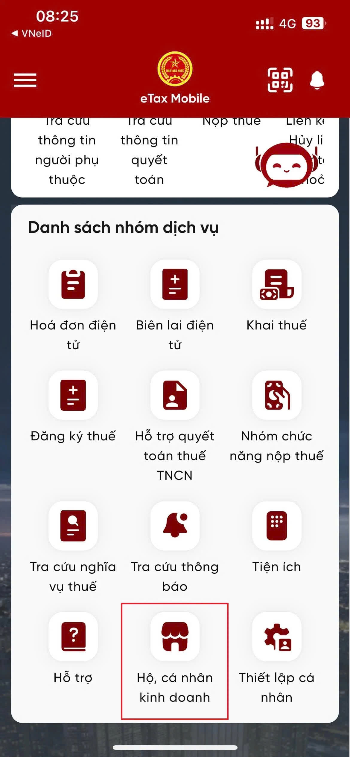 bước 1