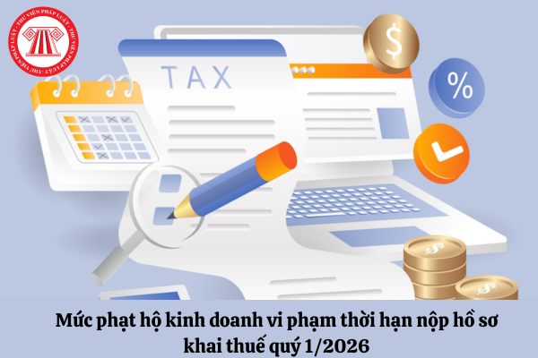mức phạt hộ kinh doanh vi phạm thời hạn khai thuế