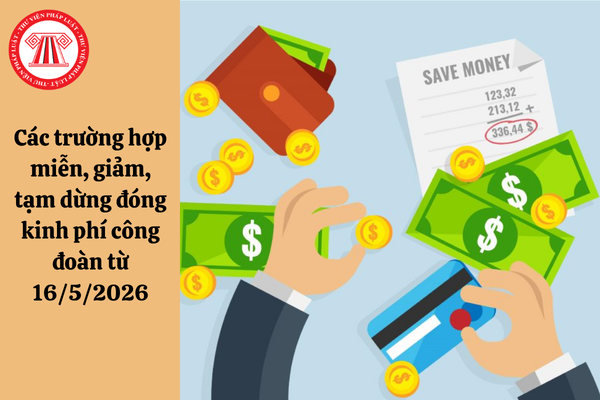 miễn giảm tạm dừng đóng kinh phí công đoàn
