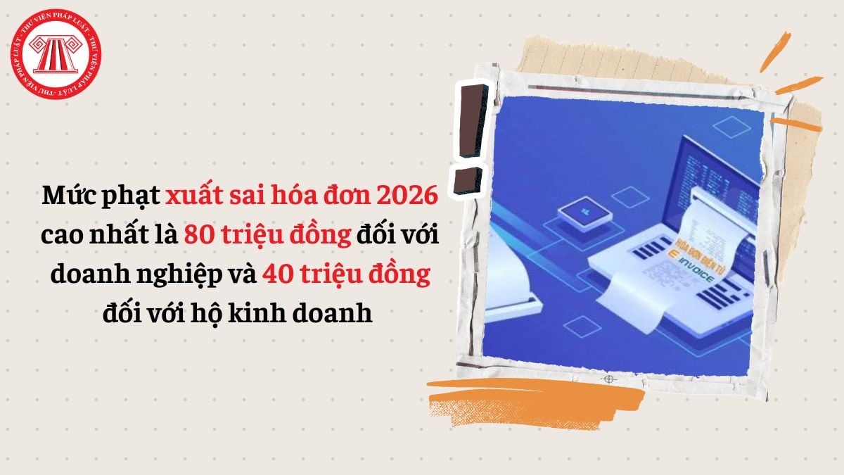 Mức phạt xuất hóa đơn sai thời điểm theo Nghị định 310