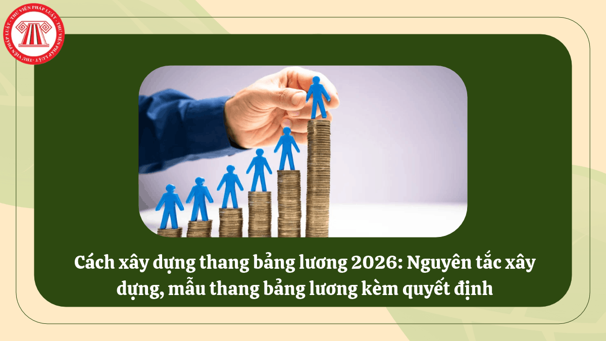Cách xây dựng thang bảng lương 2026: Nguyên tắc xây dựng, mẫu thang bảng lương kèm quyết định