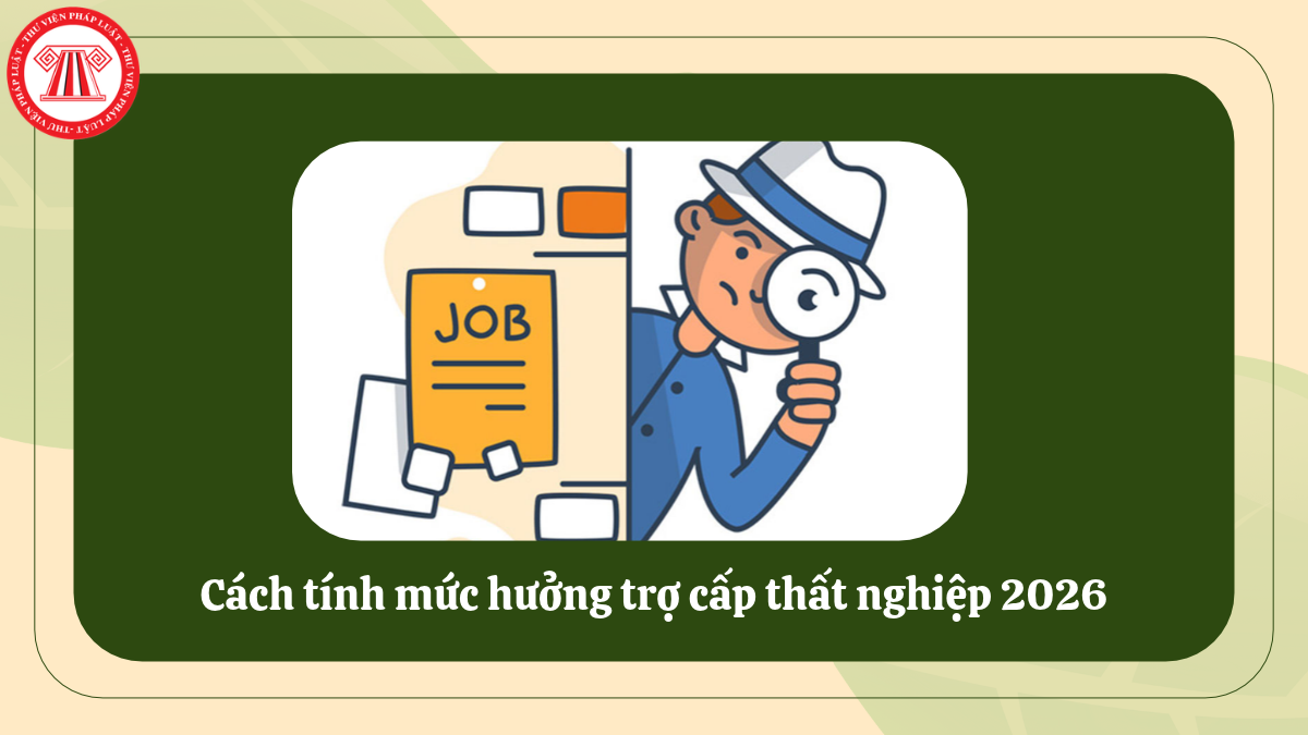 Cách tính mức hưởng trợ cấp thất nghiệp 2026