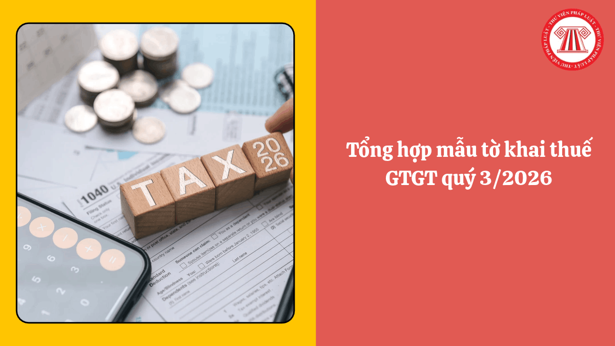Tổng hợp mẫu tờ khai thuế GTGT quý 3/2026