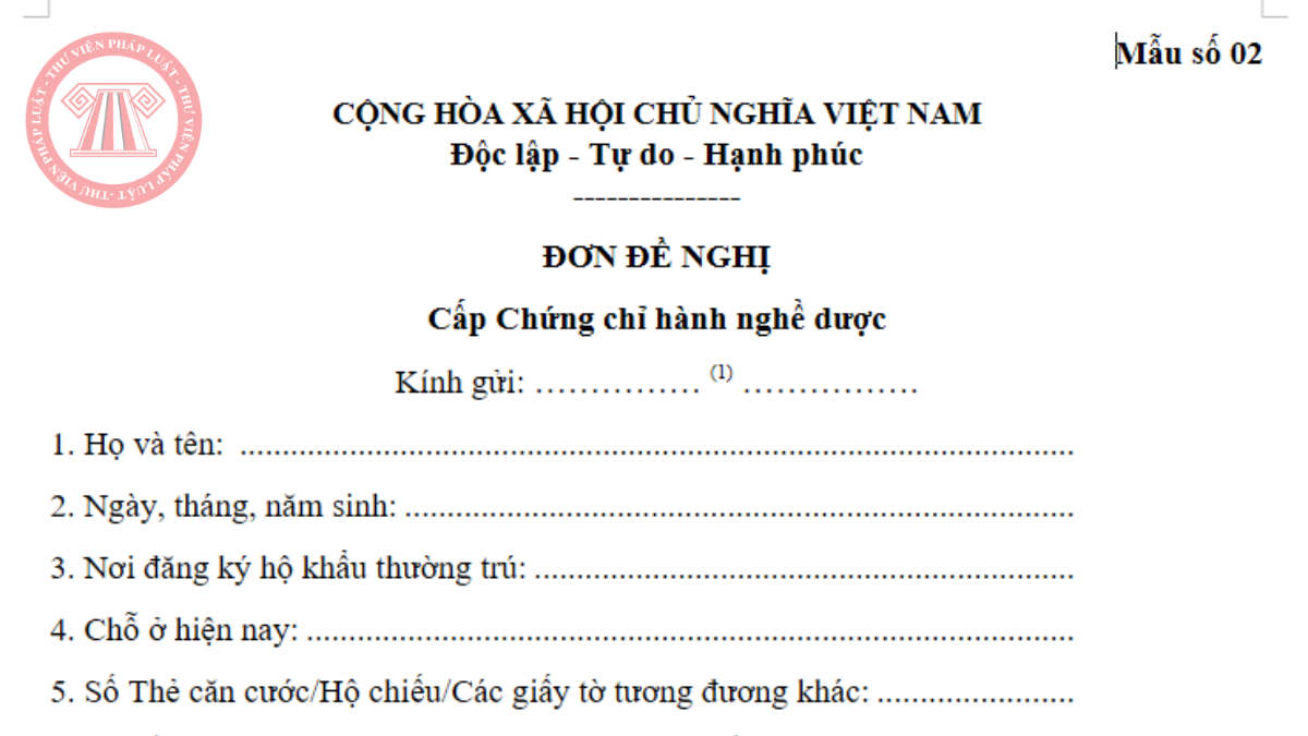 Tải về Mẫu số 02 Phụ lục I Nghị định 163/2025/NĐ-CP