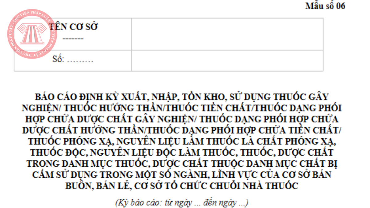 Tải về Mẫu số 06 Phụ lục II Nghị định 163/2025/NĐ-CP