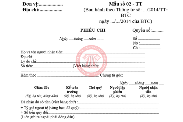 Phiếu chi là gì? Tổng hợp các mẫu phiếu chi mới nhất 2025 do BTC ban hành