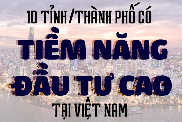 10 tỉnh/thành phố có tiềm năng đầu tư cao tại Việt Nam