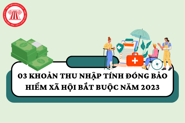 03 khoản thu nhập tính đóng bảo hiểm xã hội bắt buộc năm 2023