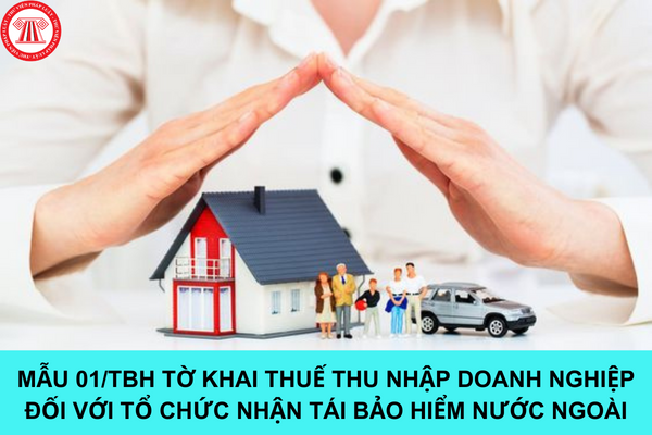 Mẫu 01/TBH tờ khai thuế TNDN với tổ chức nhận tái bảo hiểm nước ngoài 2023