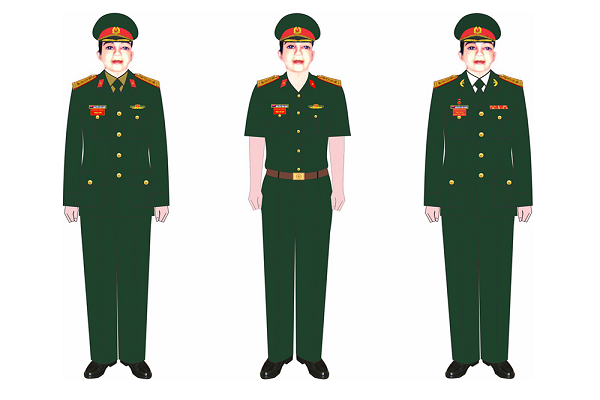 Danh mục sản phẩm quân phục cấp giấy phép sản xuất, gia công sử dụng cho các lực lượng vũ trang nước ngoài 2023