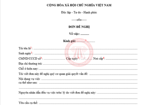 Hướng dẫn cách viết đơn đề nghị mới nhất 2025