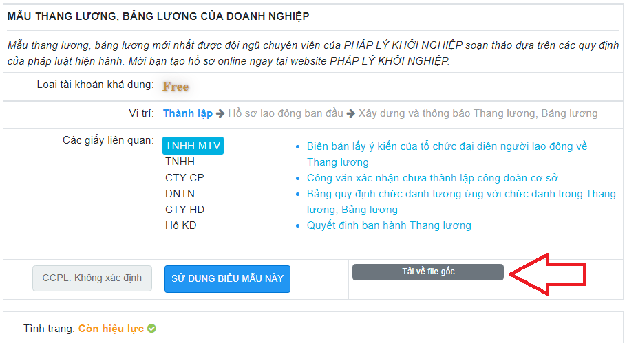 Thang lương, bảng lương