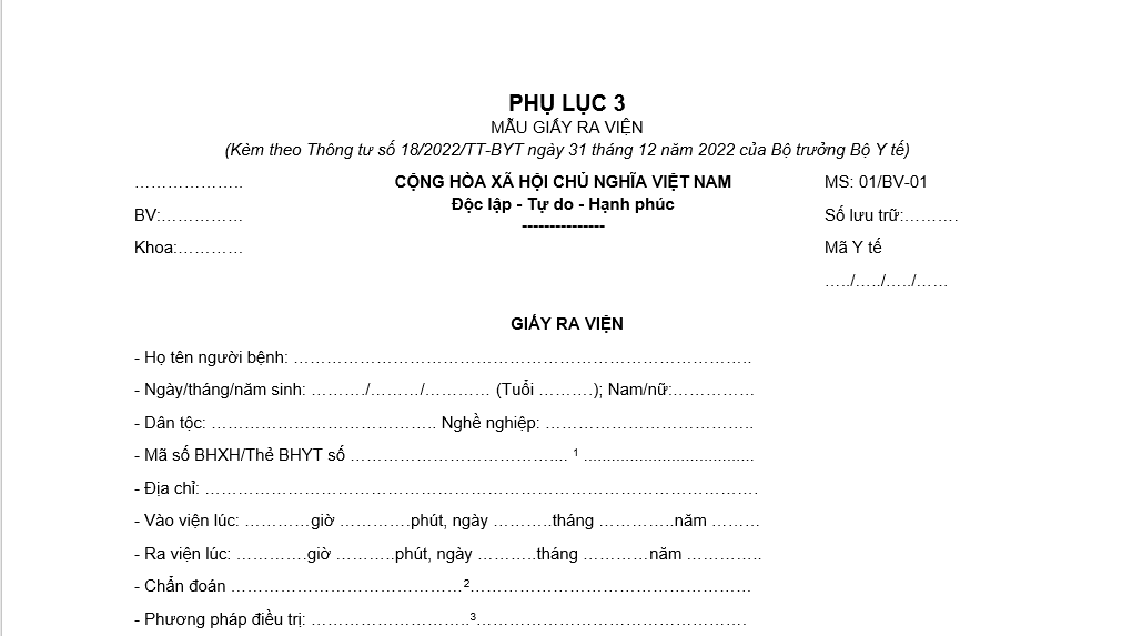 Phụ lục 3