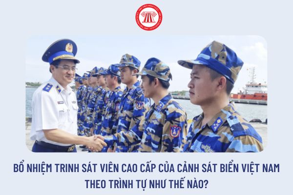Bổ nhiệm Trinh sát viên cao cấp của Cảnh sát biển Việt Nam theo trình tự như thế nào?