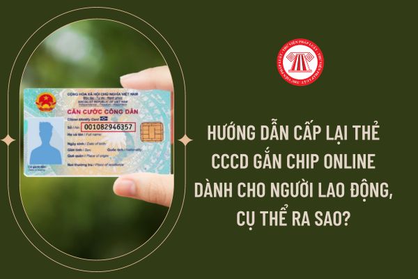 Hướng dẫn cấp lại thẻ CCCD gắn chip online dành cho người lao động, cụ thể ra sao?