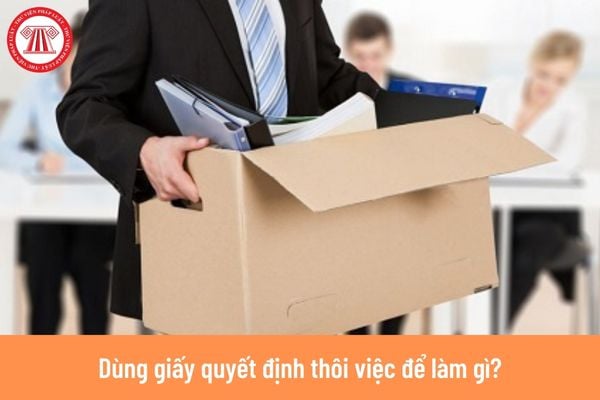 giấy quyết định thôi việc