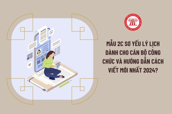 Mẫu 2C sơ yếu lý lịch dành cho cán bộ công chức và hướng dẫn cách viết mới nhất 2024?