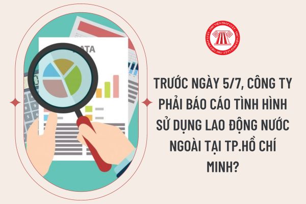 Trước ngày 5/7, công ty phải báo cáo tình hình sử dụng lao động nước ngoài tại Tp.Hồ Chí Minh?