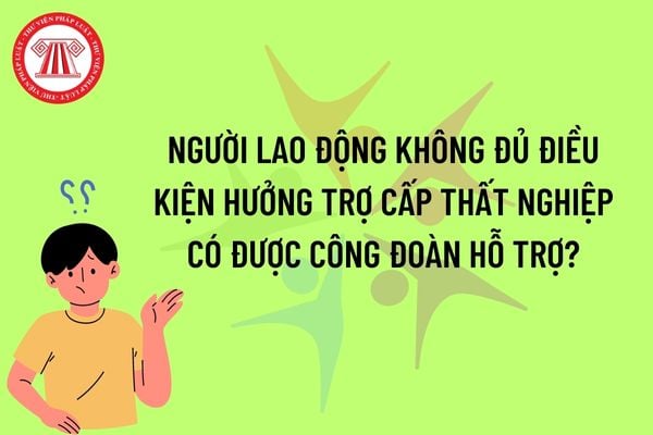 Người lao động bị chấm dứt hợp đồng lao động nhưng không đủ điều kiện hưởng trợ cấp thất nghiệp thì có được công đoàn hổ trợ hay không?