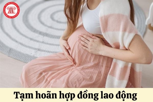 Lao động nữ mang thai được tạm hoãn thực hiện hợp đồng lao động trong trường hợp nào?