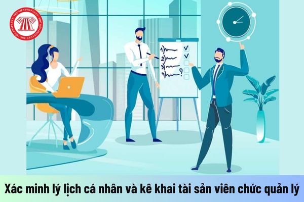 Viên chức quản lý cần phải xác minh lý lịch cá nhân và kê khai tài sản thì mới đủ tiêu chuẩn và điều kiện để bổ nhiệm đúng không?