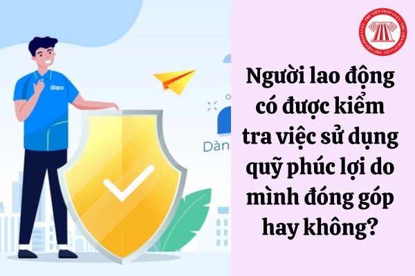 Người lao động có được kiểm tra việc sử dụng quỹ phúc lợi do mình đóng góp hay không?