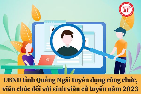 Điều kiện tuyển dụng công chức, viên chức đối với sinh viên cử tuyển năm 2023 của UBND tỉnh Quảng Ngãi ra sao?